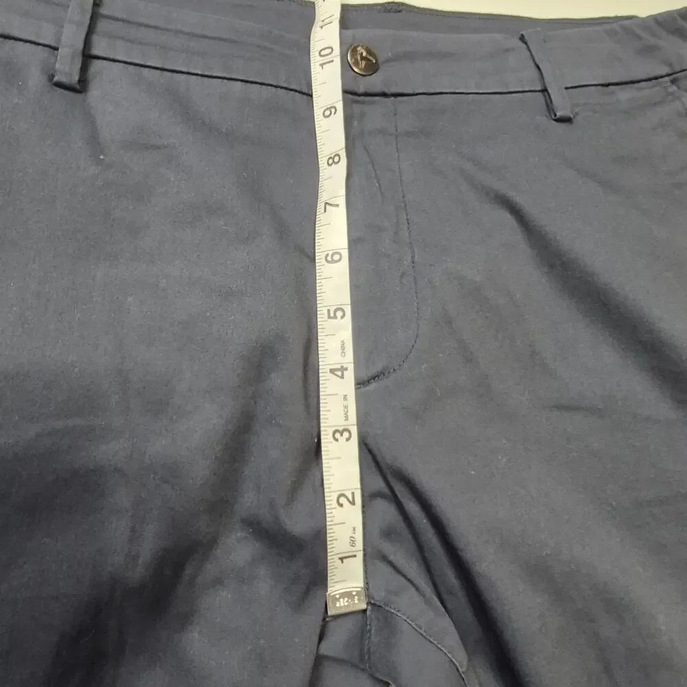 Birddogs Pants Men 36 Stretch Navy Blue Boomstick Liner Golf Performance Chino